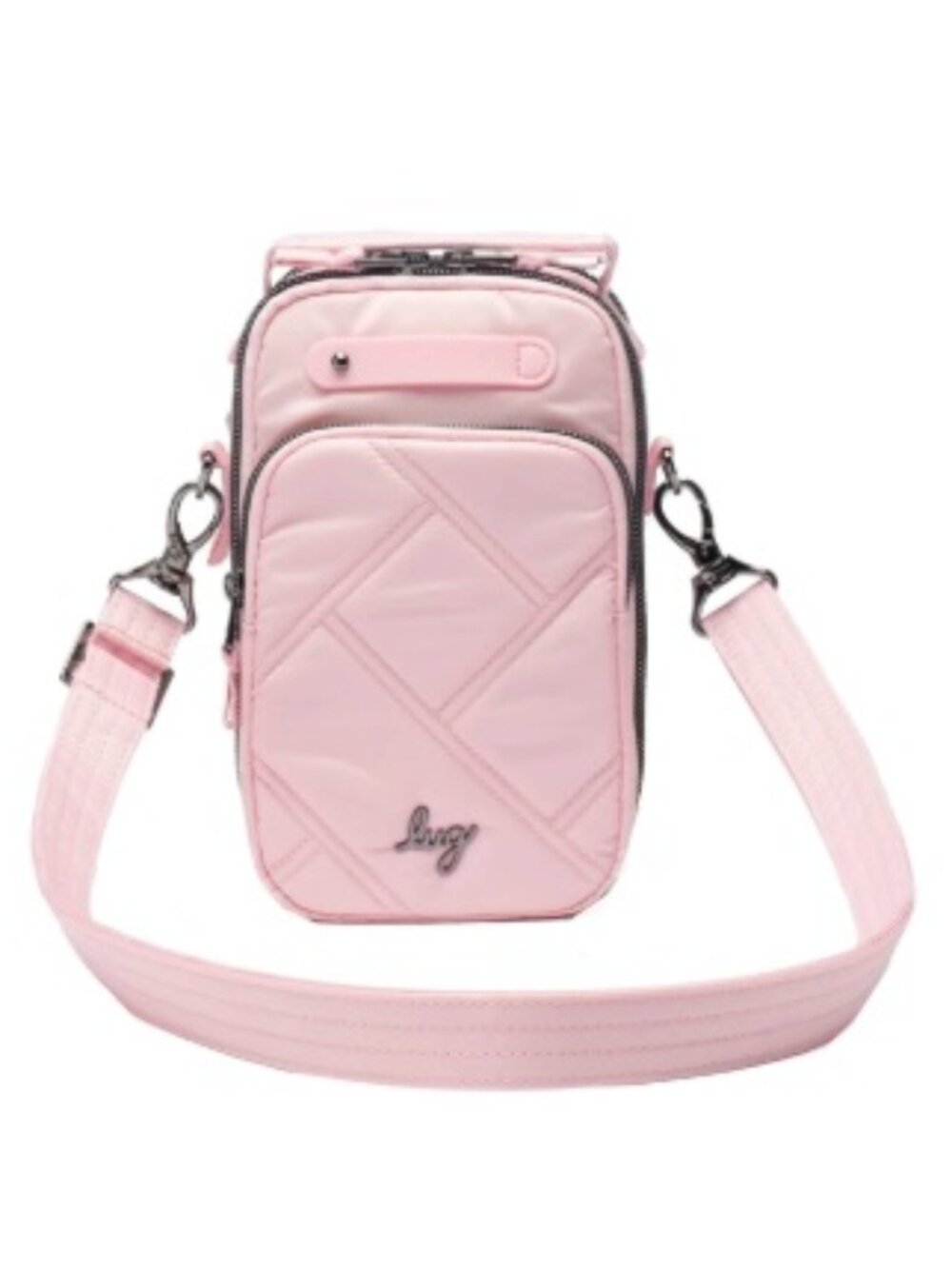 Lug Skeeter Mini Bridge Convertible Crossbody Belt Bag Bubble Pink Pastel
